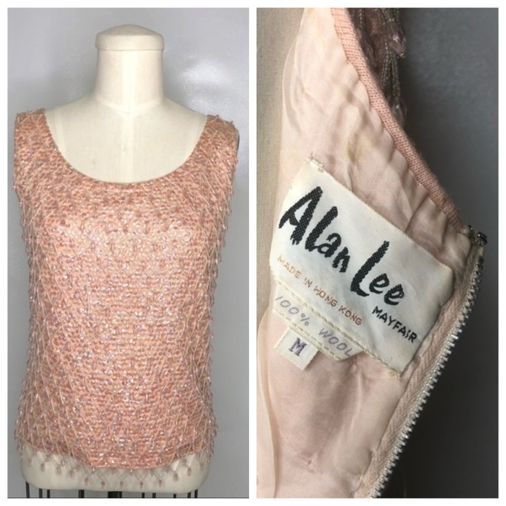 Vintage 1960's Alan Lee of Mayfair Beaded Sequined